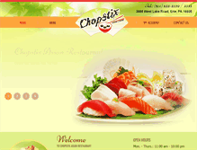 Tablet Screenshot of chopstixerie.com
